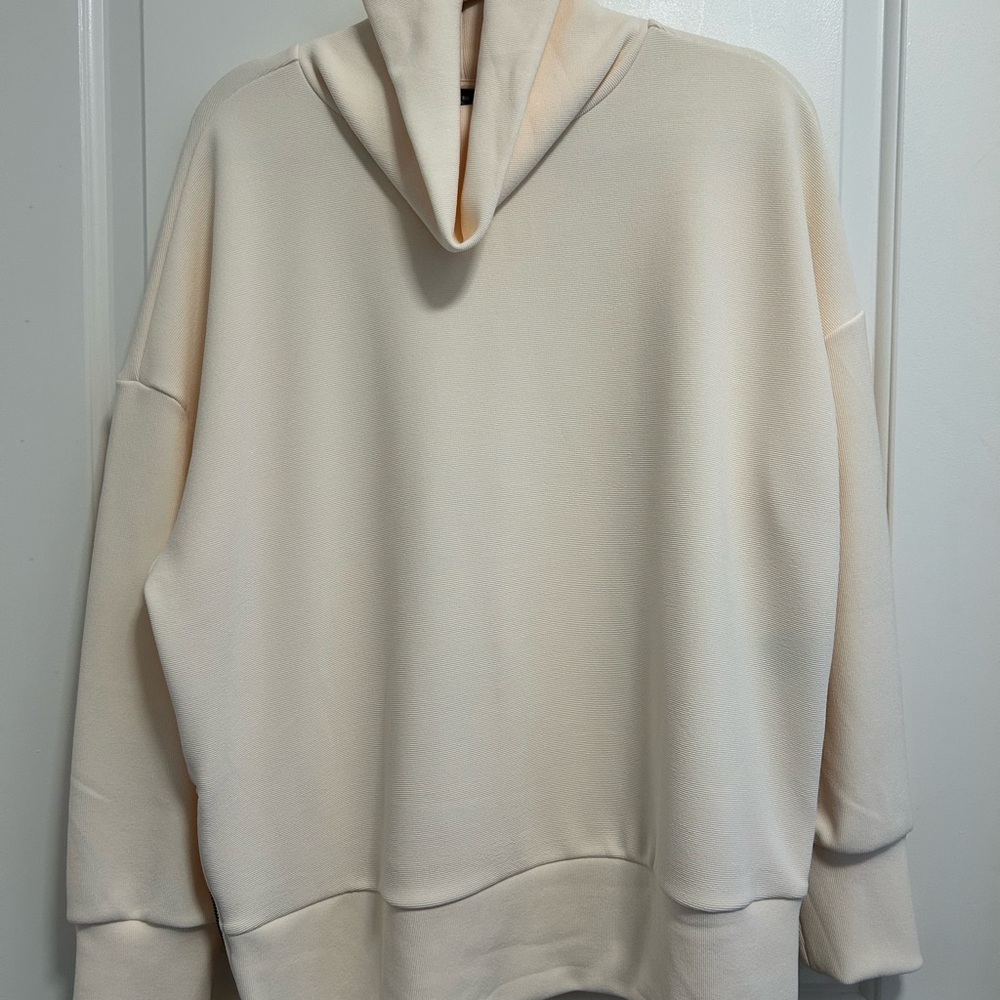 Simply Vera Vera Wang Cream Cowl-Neck Sweater